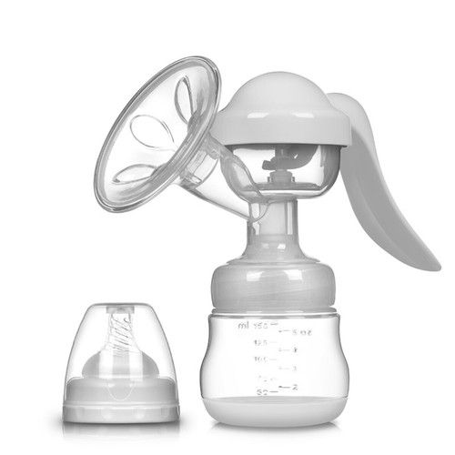 Manual Hand Breast Pump Mute Infant Breastfeeding Feeding Suction Tool Health