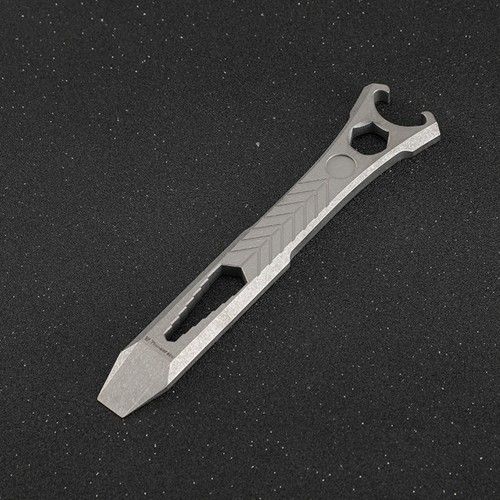 Titanium Alloy EDC Pry Bar Multi-Tool Bottle Opener Hex Wrench Outdoor Gear