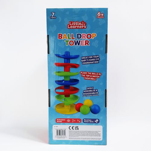 7 Tiers - Ball Drop Tower w/ 4 Balls Baby Toy! Fun Learning PLay Toddler Toy 6m+ — image 4