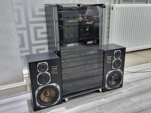 Technics SU-X860 Hi-Fi Stereo Stack System With Speakers, Remote & Cabinet  — image 14