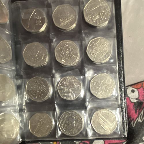 Mixed UK Coin Collection Bulk Lot in Album/Sleeves, Various Denominations — image 8