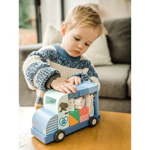 Orange Tree Toys Wooden Dog Grooming Van – Sustainable Puzzle & Play Set NEW — image 8