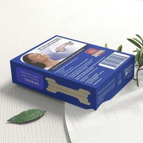 30 Strips Breathe Right Snoring Congestion Nasal Relief Original Large