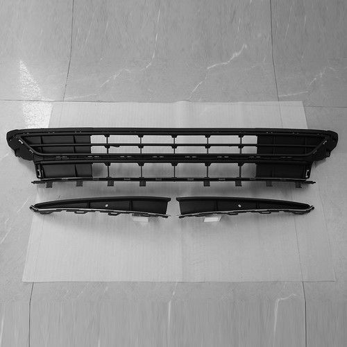 SET FOR 2017-21 VW POLO MK6 FRONT BUMPER LOWER CENTRE GRILLE&BOTTOM GRILL TRIM