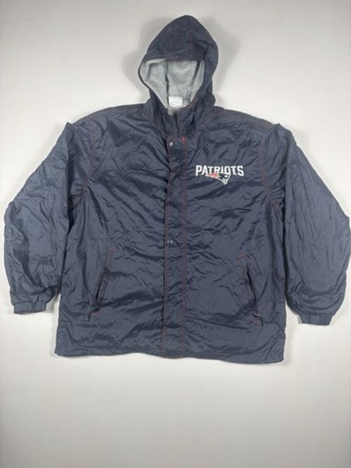 New England Patriots NFL Team Apparel Hooded Jacket Navy Size M
