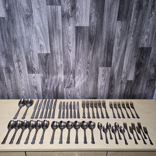 Viners KINGS Pattern Cutlery Set 18/10 Stainless Steel - 50 x Pieces - COMPLETE!