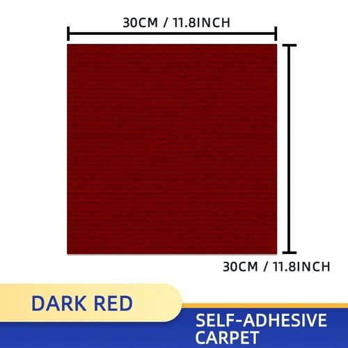 20PCS Self-Adhesive Carpet Tiles 30×30cm DIY Peel & Stick Floor Squares — image 1