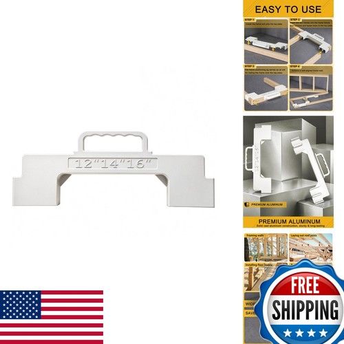 syykttd 3 in 1 Framing Tools 12" 14" 16" On-Center Layout Spacing Tool 6061