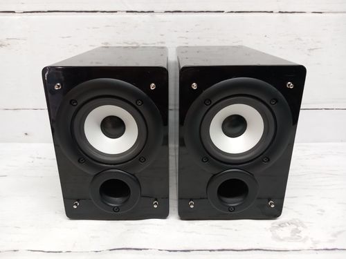 Bookshelf hifi Speakers 50 Watts + Cables Made by Roberts - Tested Working — image 2