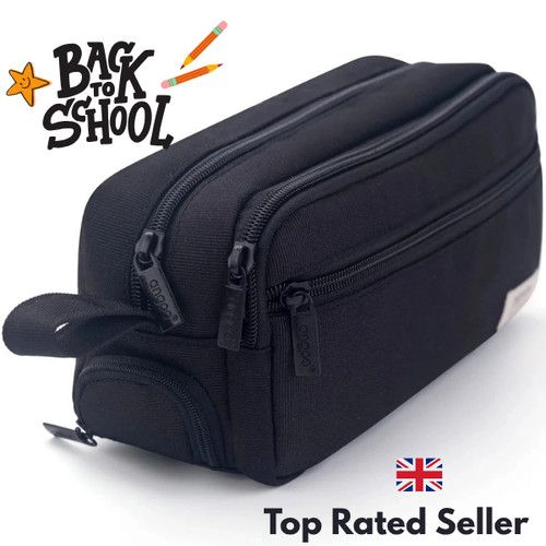 Large Capacity Pencil Case Multi Layer Compartment School Stationery Storage Bag