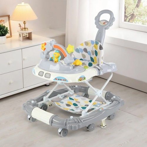 Baby Walker Bouncer First Steps Push Along Activity Music Ride On Car Melody HOT