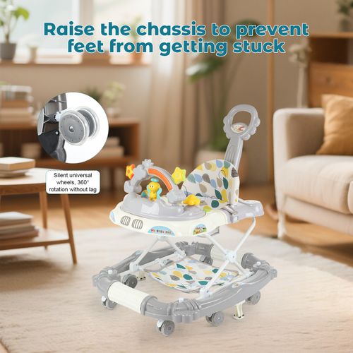 Baby Walker Bouncer First Steps Push Along Activity Music Ride On Car Melody HOT — image 2