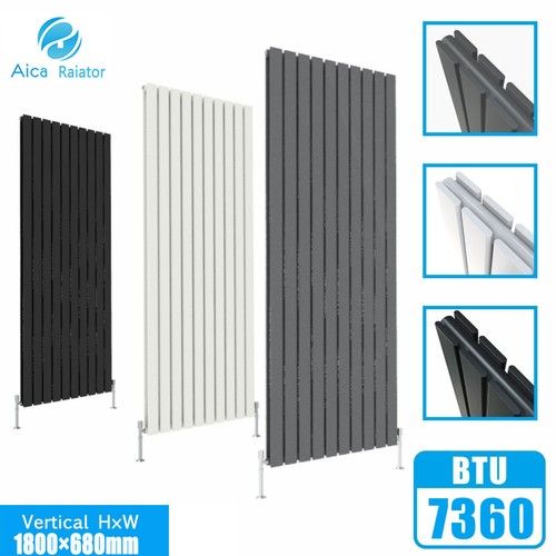 Designer Horizontal Vertical Oval Column Flat Panel Radiator Central Heating Rad