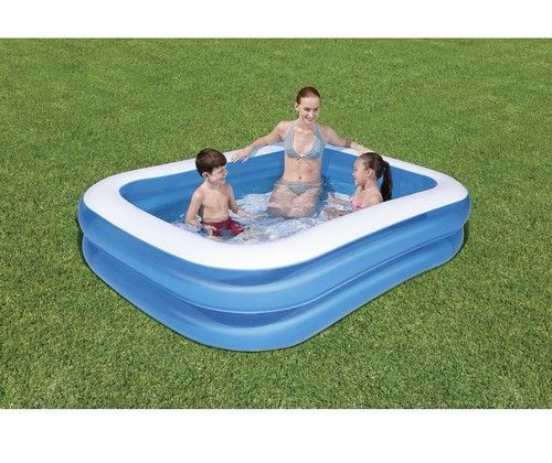 Inflatable Swimming Pool with Pump Easy Setup for Kids & Adults Outdoor Pool