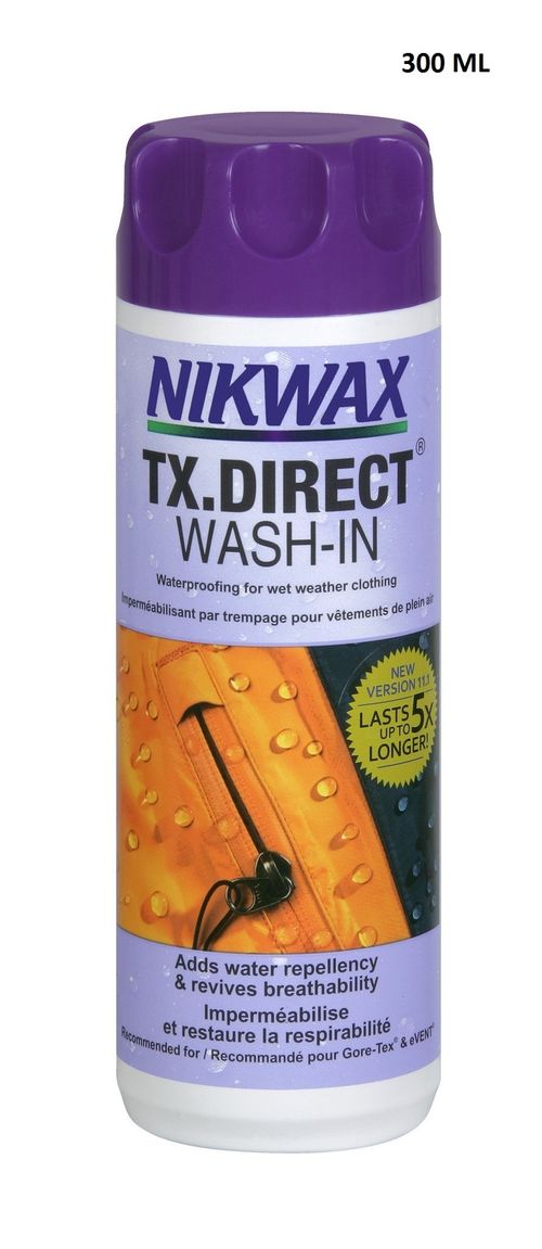 Nikwax TX Direct Wash-In - Waterproofing for wet weather clothing - 3 Sizes — image 3