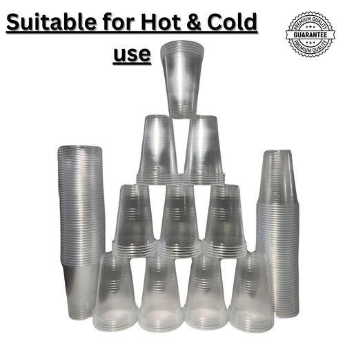 Reusable Half Pint Plastic glasses 10Oz Party Glasses Mutli purpose Use Clear — image 8