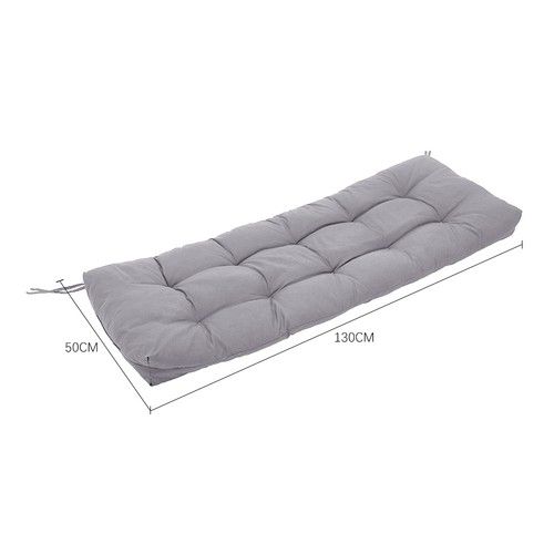 Garden Bench Seat Pad Outdoor Indoor Swing Chair Window Seat Cushion with Ties