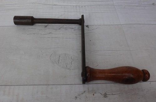 Vintage Table Extending Winder 9mm Cranked Winding Handle Old Tool