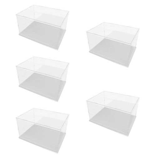 Reusable Acrylic Display Box Clear Transparent Case for Model Collections