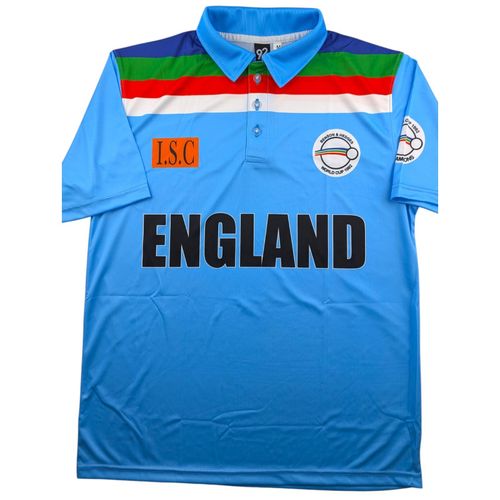 England 1992 Cricket World Cup Replica Remake Shirt XS-5XL UK Stock Barmy Army — image 3