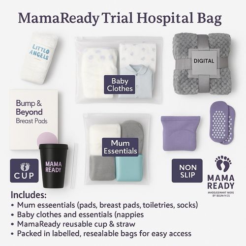 Pre-Packed Hospital Bag for Mum & Baby (25% OFF Launch Offer!) — image 1