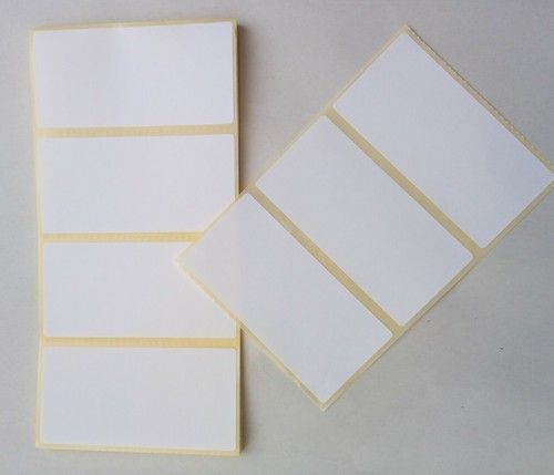 Plain White Sticky Self Adhesive Stickers Address Printer Labels Multiple Sizes