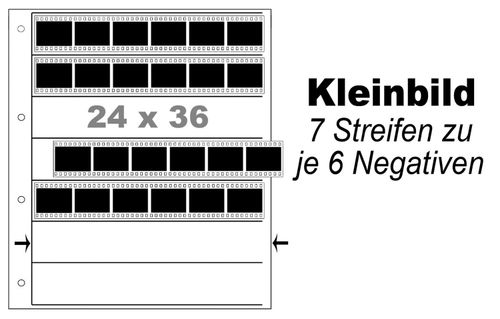 100 glassine negative sleeves for 7x6 strips KB / negative sleeves for 35mm — image 2