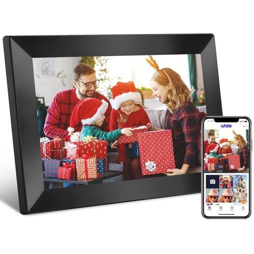 WiFi Digital Photo Frame 10.1 inch 1080P HD Touch Screen App 32GB Send Blessings