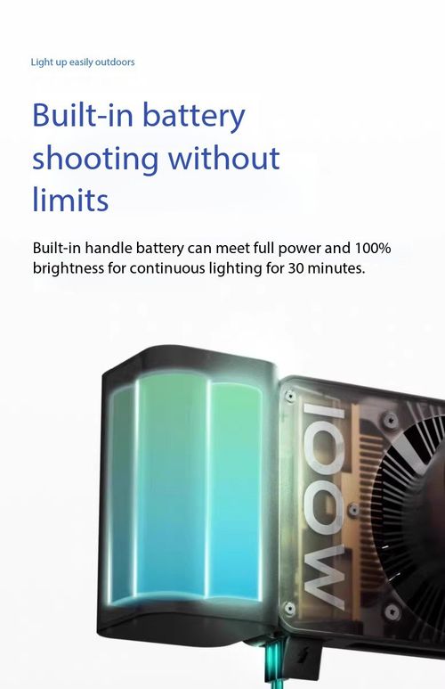ZHIYUN CINEPEER CX100 100W COB Bi-Color LED Video Light Built-in 4500mAh Battery — image 5