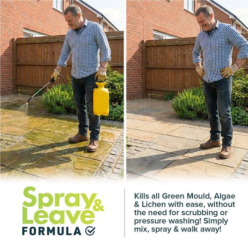 JARDER PATIO CLEANER DECKING GREEN MOULD ALGAE KILLER PATH 20% STRONGER SPRAY X4 — image 3