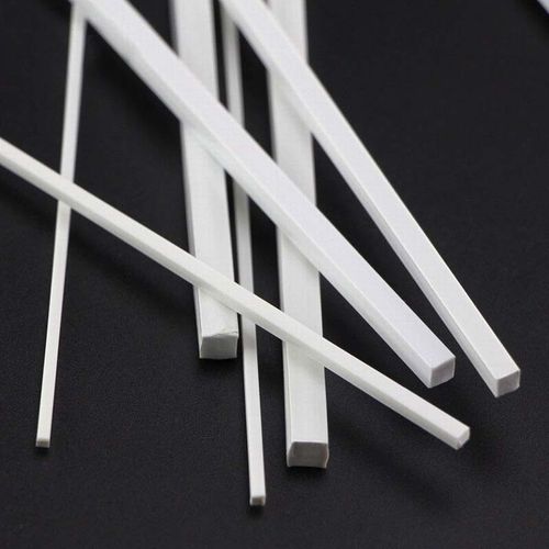 1x1mm -10x10mm ABS Square Bar Styrene Plastic Strips Rod Plasticard 250mm Length — image 2