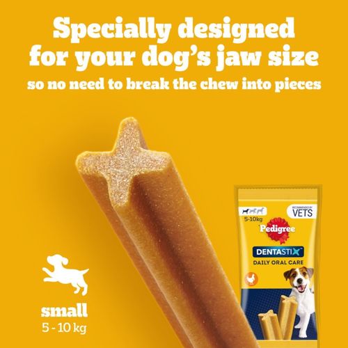 105 Pedigree Dentastix Daily Dental Sticks Dog Treats Small Dog Chews — image 2