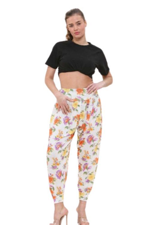 Womens Ladies New Harem Trousers Ali Baba Long Pants Baggy Plus Size