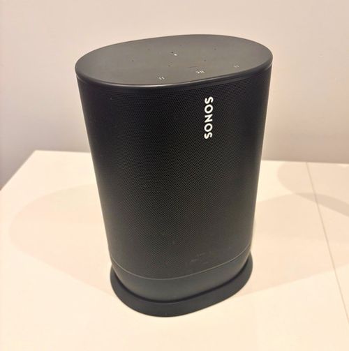 Sonos Move Black Smart Speaker, Alexa/Google Assistant, Wi‑Fi, Touch Control