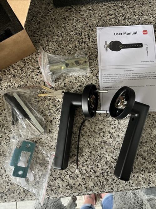 Smart Fingerprint Electronic Door Lock Biometric Security Handle