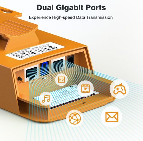 Adalov CPE469 Gigabit Wireless Bridge: Dual-Band 2.4GHz & 5.8GHz, IP65 3km — image 3