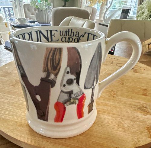 Emma Bridgewater Good Gardening 1/2 Pint Decorated Earthenware Mug England