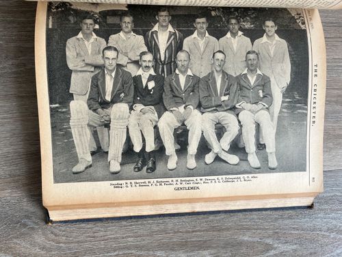 the cricketer - large heavy hard back book  1925 — image 9