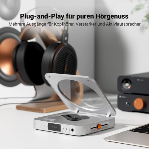 Fosi Audio Merak CD-Player HiFi CS43131 DAC & Kopfhörerverstärker mit CD-Ripping — image 4