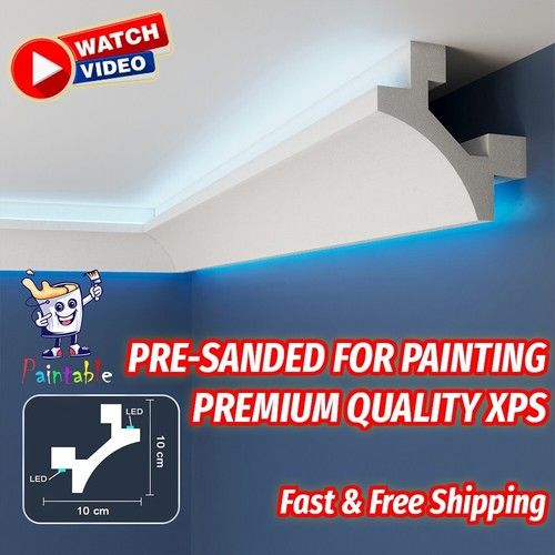 CORNICE COVING LED Lighting Molding WLL16 Wall Ceiling PREMIUM QUALITY XPS