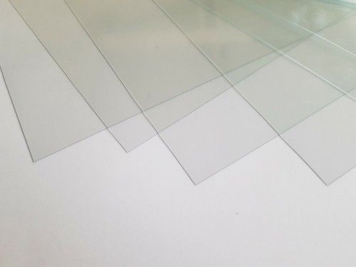 PVC Clear Plastic Sheet 0.25mm 250 micron Thick Transparent Clear A6 A5 A4