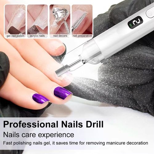 Professional Toe Nail Grinder For Thick Toenails Set Manicure Pedicure Drill Set — image 7