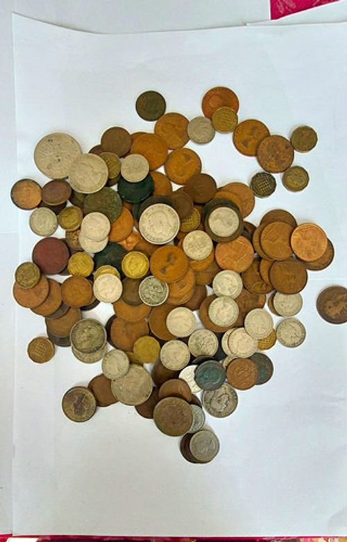 Mixed Bulk Lot of Assorted UK Coins – George VI & Elizabeth II Collection