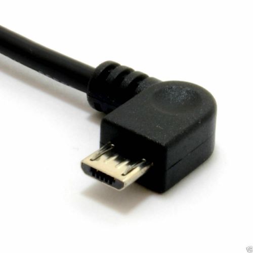 USB 2.0 A To RIGHT ANGLE MICRO B Data & Charging Cable  1m Lead — image 7