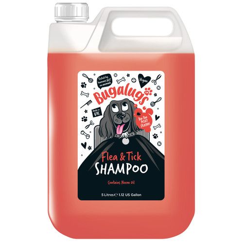 Bugalugs Flea Dog Shampoo Grooming for Dogs 500ml 1L 5L Fleas Ticks & Mites