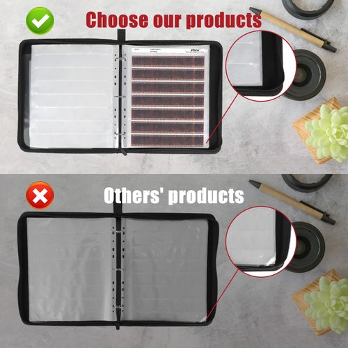 Zipper Ring Photo Archival Storage Film Binder Album+ 50x 135 35mm Negative Page — image 4