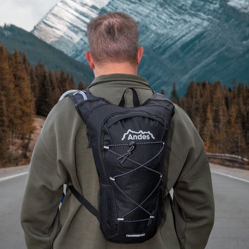 Andes 2 Litre Hydration Pack/Backpack Bag With Water Bladder For Running/Cycling — image 1