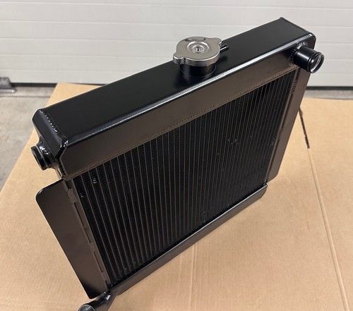 Escort Mk1 Mk2 Alloy Radiator - Duratec Powder Coat Black Finish