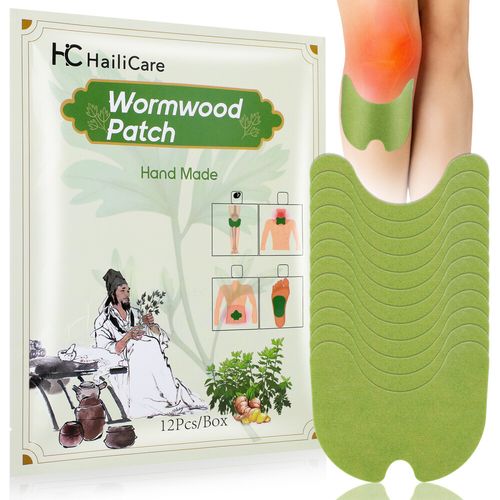 12-300x Wormwood Pain Relief Patches Heat Plaster Back Knee Muscles Arthritis UK — image 3