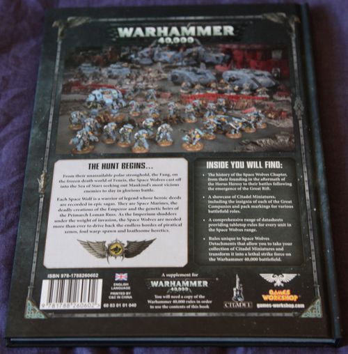 Warhammer 40k, Space Wolves Codex, 8th Edition, Hardcover, Games Workshop — image 11